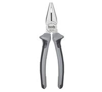 kwb Pince combinée 200 mm, acier carbone anti-reflets, poignées bi-matière, zones trempées pour prise solide, qualité pro selon norme DIN ISO 5748