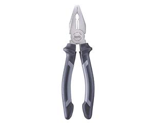 kwb Pince combinée en 200 mm,avec poignée à 2 composants avec protection de la main,longue durée de vie,en acier CV,finition satinée,avec tranchants trempés,zone de préhension,conforme à DIN ISO 5748