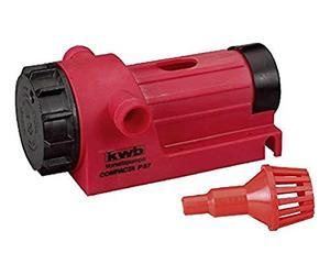 kwb Pompe Compacta P57 Pompe pour perceuse 3000 l/h, auto-amorçante avec filtre d'aspiration, raccord fileté R 3/4'', p. adaptateur de tuyau 1/2 et 3/4 pouce, Made in Germany