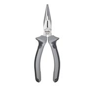 kwb Profi pince à bec plat/pince à bec plat 160 mm 382120, selon DIN ISO 5745, forme droite, arêtes de coupe trempées par induction