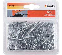kwb 407478 Rivet aveugle (Ø x L) 4.8 mm x 8 mm aluminium aluminium aluminium 50 pc(s)