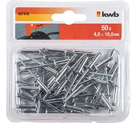 kwb 407476 Rivet aveugle (Ø x L) 4 mm x 16 mm aluminium aluminium aluminium 50 pc(s)