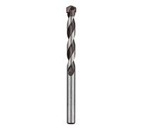 kwb ROCKER Mèche à béton et à pierre Ø 10 mm avec plaquette en métal dur de haute qualité brasée à haute température, transport optimal de la poussière de perçage et tige ronde, extrêmement durable