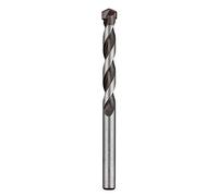 kwb ROCKER Mèche à béton et à pierre Ø 8 mm avec plaquette en métal dur de haute qualité brasée à haute température, transport optimal de la poussière de perçage et tige ronde, extrêmement durable