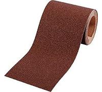 kwb Rouleau abrasif 5 m x 93 mm en corindon de grain 180, encollage de résine synthétique de haute qualité et support papier renforcé pour le ponçage moyennement fin du bois et du métal