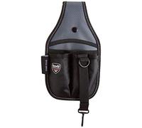 kwb sacoche pour ceinture à outils en nylon avec 2 grands et 3 petits compartiments, boucle pour marteau et boucle avec mousqueton