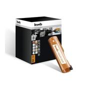 kwb Scie cloche Ø 20 mm avec dents brasées à haute température, affûtées au diamant, évacuation rapide des copeaux, foret de centrage de 6 mm pour une utilisation universelle