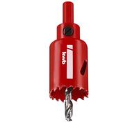 kwb Scie cloche bi-métal HSS Ø 32 mm à denture progressive Vario, haute précision, queue six pans, profondeur de coupe 38 mm et foret de centrage