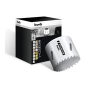 kwb Scie cloche bi-métal HSS Ø 51 mm, 8% allié au cobalt avec denture Vario progressive et haute précision pour une utilisation polyvalente