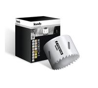 kwb Scie cloche bi-métal HSS Ø 54 mm, 8% allié au cobalt avec denture Vario progressive et haute précision pour une utilisation polyvalente