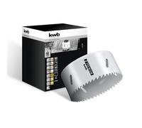 kwb Scie cloche bi-métal HSS Ø 95 mm, 8% allié au cobalt avec denture Vario progressive et haute précision pour une utilisation polyvalente