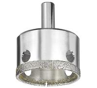 kwb Scie cloche diamantée Ø 45 mm avec surface de coupe diamantée, haute précision, grande éjection de matière et queue ronde