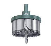 kwb Scie cloche multi-couronnes 3 pièces Ø 60, 67 et 47 mm avec foret de centrage, bonne performance de coupe, longue durée de vie, queue hexagonale, pour une utilisation universelle