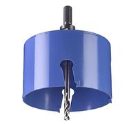 kwb Scie universelle de trou - taille de 90 mm de diamètre, dents de carbure extra pointues, perceuse centrale de 8 mm