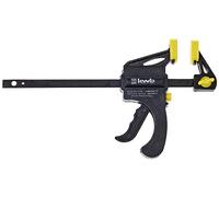 kwb Serre-joint à une main à déverrouillage rapide, serre-joint à serrage et à écartement, portée 100 mm, profondeur de serrage 85 mm, pour maintenir, serrer et encoller