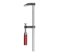 kwb serre-joint à visser avec poignée en bois 50x300, largeur de serrage 300 mm, profondeur de serrage 50 mm, mâchoires de serrage en zinc moulé sous pression