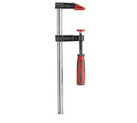 kwb Serre-joint professionnel avec poignée bicomposant, largeur de serrage 250 mm, mâchoires de serrage en acier moulé malléable, étau à vis avec rail profilé creux, profondeur de serrage 50 mm