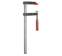 kwb Serre-joint professionnel avec poignée bicomposante 120 x 500 mm, largeur de serrage 500 mm, profondeur de serrage 120 mm, mâchoires de serrage en acier moulé malléable, étau à vis avec rail
