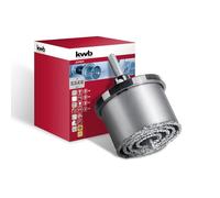 kwb Set de 6 scies cloches ø 33, 53, 67 et 83 mm avec grande puissance de coupe, longue durée de vie, grande profondeur de coupe, foret de centrage en métal dur et plateau-support en aluminium