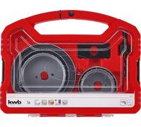 kwb 109178 Jeu de scies-cloches 8 pièces 67 mm, 76 mm, 89 mm, 102 mm, 127 mm 8 pc(s)