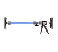 kwb Support de montage stable ou support télescopique, court, extensible de 50 à 115 cm, charge maximale 30 kg, plateau de pression inclinable jusqu'à 90