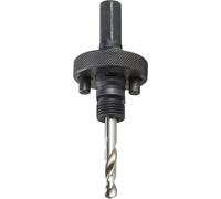 kwb Tige de fixation pour scies cloches bi-métal avec filetage 5/8''-18 UNF 598900 (pour scies cloches Ø 32 - 152 mm, tige hexagonale avec foret de centrage HSS)
