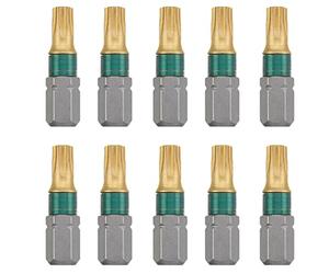 kwb Titan Bits - Jeu de 10 embouts Torx T 20 25 mm