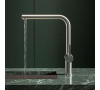 KWC Bevo E Mitigeur de cuisine pivotant, avec douchette extractible, 10.531.103.700FL,