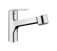 KWC Domo 6.0 Mitigeur de cuisine pivotant, avec douchette extractible, 10.661.533.000FL,
