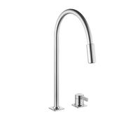 KWC Era Mitigeur de cuisine pivotant, avec douchette extractible, 10.392.323.700FL,