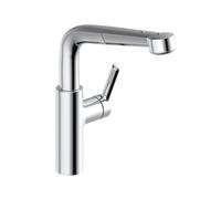 KWC Suno Mitigeur de cuisine pivotant, avec douchette extractible, 10.171.003.000FL,