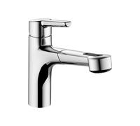 KWC Suno Mitigeur de cuisine pivotant, basse pression, avec douchette extractible, 10.175.033.000FL,