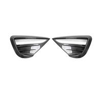 Kwedfgo Brouillard Lot De 2 Couvercles Décoratifs Pour Phares Antibrouillard Avant Voiture Pour Tesla Pour Model Y 2021 2022 2023 2024(Glossy Carbon Fiber)