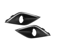 Kwedfgo Brouillard Pour Mitsubishi Pour Outlander 2016-2021 Cadre Protection Phare Antibrouillard Avant Gauche Droit Avec Garniture Chromée 6400G482 6400G481(1 paire)