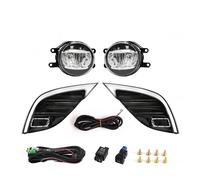 Kwedfgo Brouillard Pour Toyota Pour Camry SE Pour XSE 2018 2019 2020 Feux Jour À LED Blancs Avec Clignotants Jaunes Phares Antibrouillard Feux Jour(DRL and Fog Lamp B)