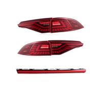 Kwedfgo Ensemble De Pour Toyota Pour Corolla 2020 2021 DRL Accessoires De Feux Arrière Voiture Avec Becquet Feux Arrière(Rouge)