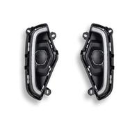 Kwedfgo Lot De 2 Caches De Phares Antibrouillard Avant À LED Blanches Feux De Jour DRL Clignotants Dynamiques Pour Toyota Pour RAV4 2023 Phare De Travail(Bleu)