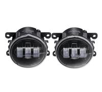 Kwedfgo Lot De 2 Phares Antibrouillard LED H11 12 V Pour Camion 60 W 6000 Lm Gauche Et Droite Pour Mitsubishi L200 Pour Strada Pour Triton 2005-2019 Phare De Travail(Type 2 Dual Color)