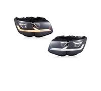 Kwedfgo Phare Avant 1 Paire De Phares Voiture À LED, Assemblage, Signal Réglage, Plug And Play, Phare Avant Pour VW Caravelle T6 2015 2016 2017 2018 Feux Phares Voiture(Left-hand Driving)