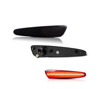 Kwedfgo Pour Chevrolet C6 Pour Corvette 2005-2013 Conduite Feu Stationnement Feu Arrière Feu Freinage Feu Arrière 3D Optique LED Feux Arrière Assemblages Feux Arrière(2pcs Rear Red)