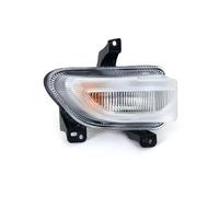 Kwedfgo Pour Jeep Pour Renegade 2015 2016 2017 2018 Pare-chocs Avant De Voiture DRL Feux De Jour Feux De Brouillard Avec Ampoule Halogène Phare De Travail(La gauche)