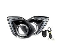 Kwedfgo Pour Mitsubishi Pour ASX 2013 2014 Voiture LED DRL Feux De Jour Lumière Du Jour Étanche Phare Antibrouillard Lampe Phare De Travail