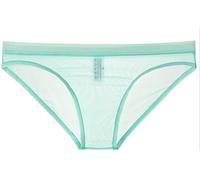 Kwelt Hommes Slips Sexy 鲯tique Slips Shorts Slips Taille Basse Maille Voir ࠔravers Les Slips Respirants Slips Cale篮s,L,Bleu-Light Blue