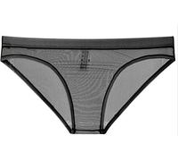 Kwelt Hommes Slips Sexy 鲯tique Slips Shorts Slips Taille Basse Maille Voir ࠔravers Les Slips Respirants Slips Cale篮s,M,Noir-Noir