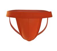 Kwelt String G pour homme - Sous-vêtement de sport confortable - Orange - L