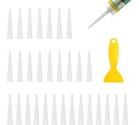 KWEX-Buse Pistolet À Calfeutrer,Calfeutrage Buse,Embout Applicateur Buses, Buse Cartouche,Silicone Cartouche Douilles,Buses Calfeutrage Plastique,Silicone Pointes Cartouche,Couteau À Mastic Plastique