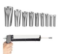 KWEX-Buses de calfeutrage en acier inoxydable pour cartouche de pistolet à silicone, taille Ø 5-20 mm, outil de finition pour adhésif et produit d'étanchéité, accessoires de calfeutrage multi-tailles