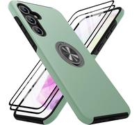 Kwex-Coque De Protection Pour Samsung Galaxy A35, R¿¿Sistance Aux Rayures Et Aux Chutes Housse Fine Avec Support Pour Samsung Galaxy A35,Vert Clair