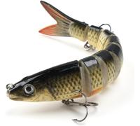 Kwex-Leurres De Pêche Bioniques, Leurres De Pêche Multi Articulé Bionic À Couler Lent Au Brochet, Leurre Peche Carnassier Pour Bar, Perche, Truite, Appâts De Natation En Eau Douce Et Salée