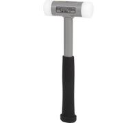 KWEX-Maillet à embouts plastiques anti rebonds, manche acier, L, 295 mm, Ø 35 mm 140.5272 Multicolore